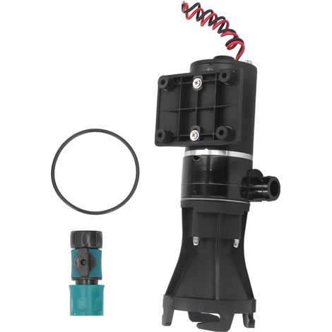 Eosnow Pompe de macération 12V avec Valve de chasse, pompe de vidange des eaux usées pour bateau marin RV 12GPM 45LPM (1/5)