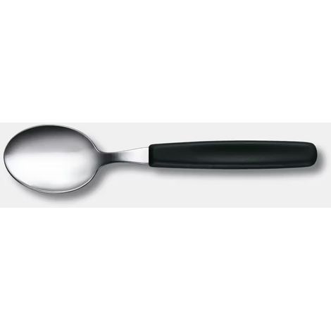 Cucchiaio da Tavola Victorinox in Acciaio Inox con Manico Nero V-5.1553 (1/2)