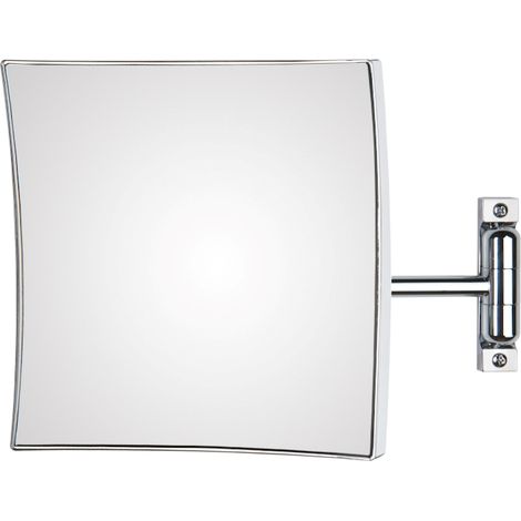 Koh-I-Noor Quadrolo 63/1kk3 specchio ingranditore 3x a parete 20x20 braccio 31 senza luce cromato codice prod: 63/1KK3