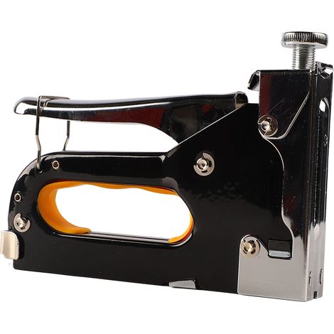 Agrafeuse manuelle 3-en-1 pour bricolage, cloueuse U en bois, meubles et panneaux, usage domestique (clous non inclus) - Modèle Mexique (1/5)