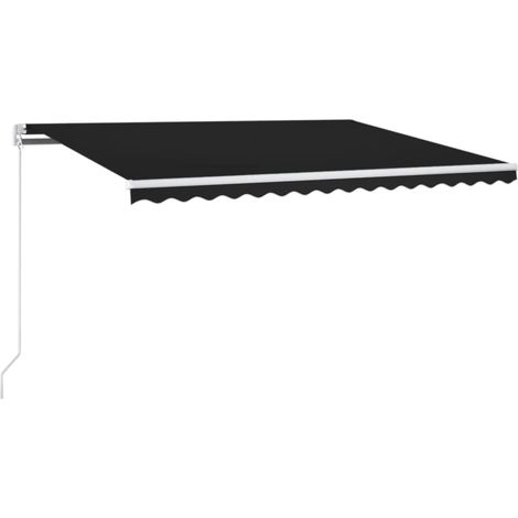 Maison Exclusive - Markise Manuell Einziehbar mit LED 400x350 cm