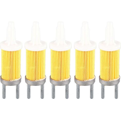 Lot de 5 éléments filtrants de rechange pour moteurs diesel, compatibles avec les motoculteurs et groupes électrogènes diesel refroidis par air de 178F. (1/5)