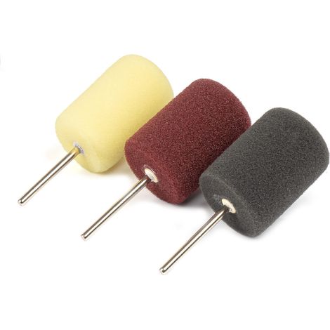 Minijuego de almohadillas de esponja para pulir detalles, ovaladas, 3 piezas, amio-03716 (1/3)