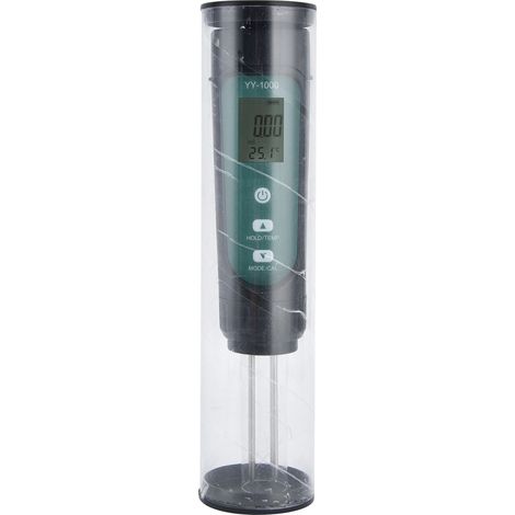 4Pin Integrated Sensor EC+Temperature Humidity Soil Detector Tester Meter for Garden(No Backlight YY1000N)