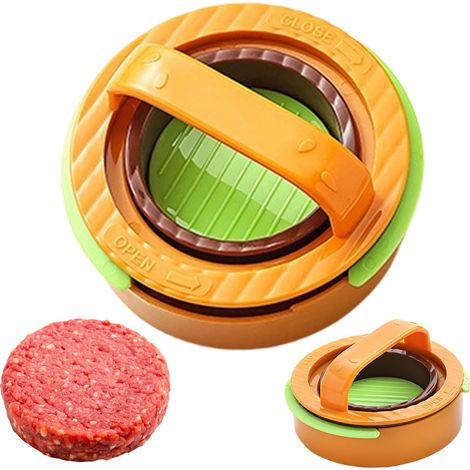 Pesse À Hambuge Et Fome À Steak Haché  Ustensile De Cuisine - Machine À Faie des Steaks Hachés - pou Cuisine Maison Jadin Gill Babecue (1/2)