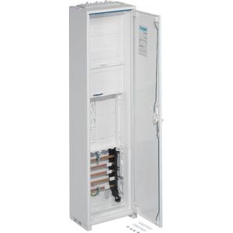 HAGER ARMOIRE COMPLÈTE ZB31ET21W1 - MONTAGE EN SAILLIE - CONTENU : 1 PIÈCE.