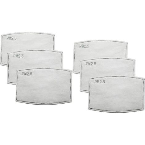 Lot de 20 filtres de rechange jetables à charbon actif pour écrans faciaux de protection (1/5)