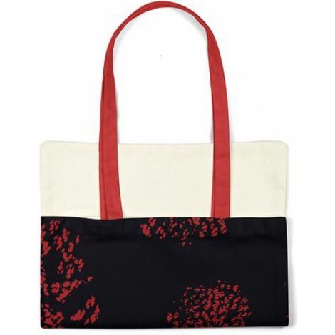 Sac Shopping - Coton - Noir - 34 x 40 cm - Tote Bag Réutilisable (1/4)
