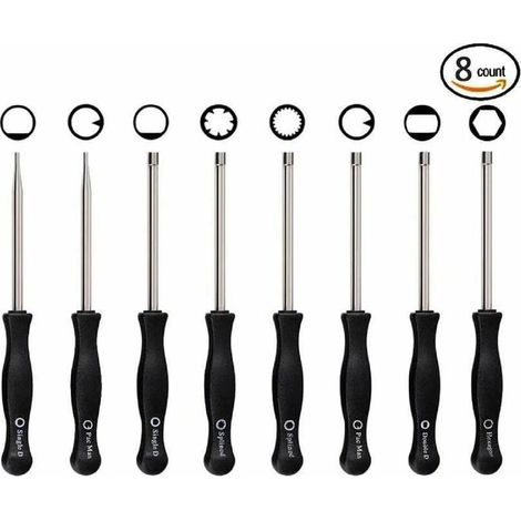 8 Pcs Carburetor Adjustment Screwdriver Carburetor Screwdriver Engine Cleaning Repair Fits Most 2 Cycle Engines (1/5)