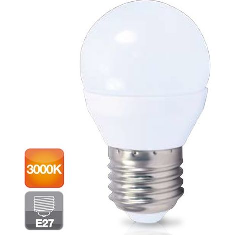 FPLUS bombilla led esf.3w e27 3000k (caja 10) , LUZ CALIDA , FPLUS bombilla led esf.3w e27 3000k (caja 10) , LUZ CALIDA