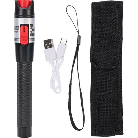 GARRYFIZH Localisateur de défauts visuel de fibre optique, rechargeable, connecteur universel 2,5mm, testeur VFL non tactile (1/5)