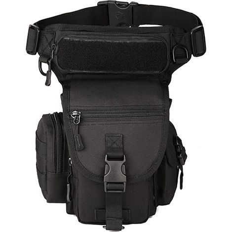 Sac De Cuissarde - Tissu Oxford 800D Étanche - Conception Antichoc Avec Rembourrage Respirant - Pour Randonnée Photographie Chasse Camping - 1 Pièce (1/5)