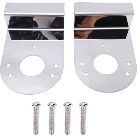 Light Frame Bracket for Watermelon Lamp, for 1.5 Inch Hole Mounting Clamp, 0 Degree Angled Clamp on Stainless Steel for Semi-Trailer Trucks, 2 Pieces (1/5)