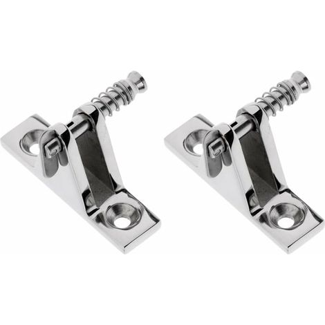 Kaelt - 2pcs Charnière Pont De Bateau Support Installation Auvent Bimini Top Bateau (1/4)