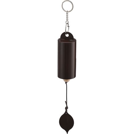 Carillon éolien vintage en métal à un seul tube, cloche décorative pour jardin extérieur, style rustique