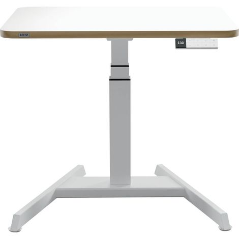 Leitz Ergo Small Scrivania Elettrica Bianca 80x60 cm (1/5)