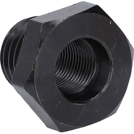 Adaptateur de broche pour tour à bois, adaptateur de mandrin fileté, plateau en acier 3/4 po x 16 filets par pouce vers 1 po x 8 filets par pouce (1/5)