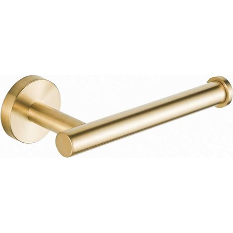 304 stainless steel toilet paper holder brushed brass toilet paper roll holder (1/3)