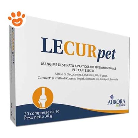 Aurora Biofarma Dog & Cat Lecurpet - Confezione 30 Compresse -