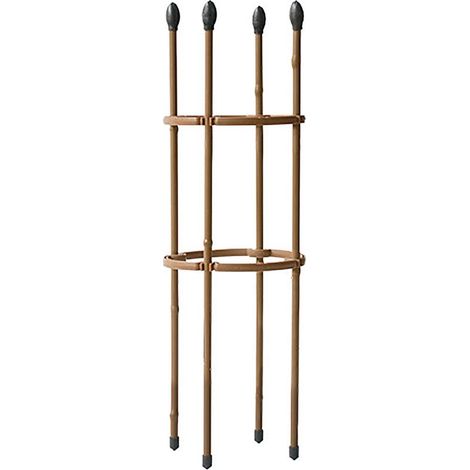 Treillis de jardin Métal Diamètre 25cm Hauteur 75/90cm 1 pièce avec décoration (1/5)