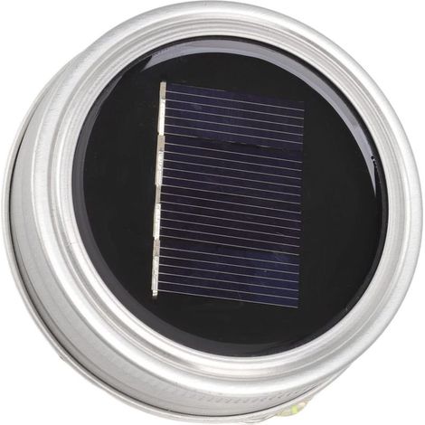 Wasserdichte Solar-Mauerleuchtenabdeckung mit 20 warmweißen LEDs (1/5)