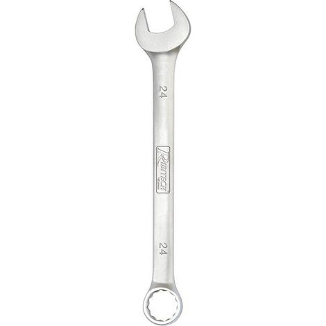 Clé Mixte 24 mm - Acier 40Cr-V - Embout Ouvert et Fermé - Résistante et Durable - D-Work (1/2)