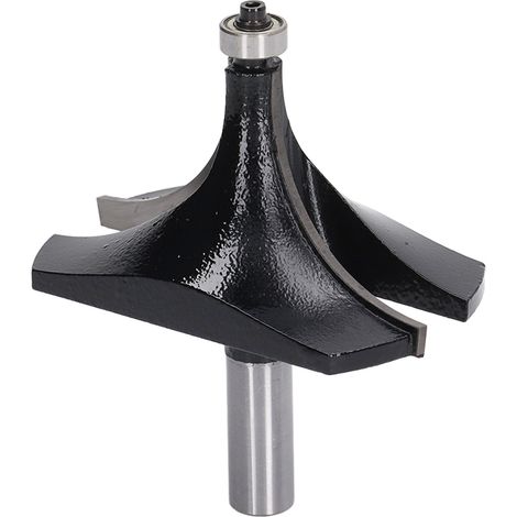 Viertelrund-Fasenfräser aus Wolframkarbid, 1/2 Zoll Schaft, 1/2x3-1/2 Schnittfläche, Holzfräswerkzeug, 12,7 mm Rund. (1/5)