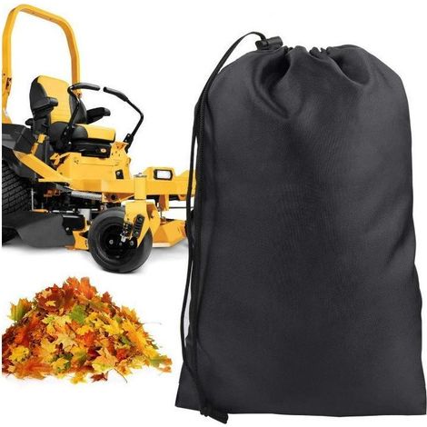 Sac de ramassage d'herbe pour tracteurs de pelouse pour capturer les feuilles et les coupures sans effort, 244 x 142 cm (1/5)