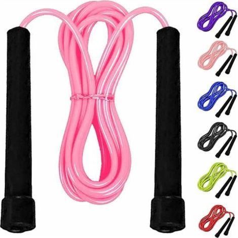 Corde à sauter - Réglable pour boxe et fitness - Corde de vitesse - 9ft (1/4)