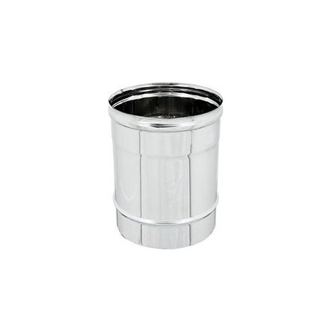 Tubo acciaio inox 140 x 250mm 5 decimi aisi 304 (1/2)