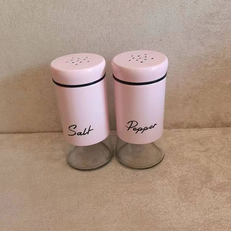 Saladier à sel et poivre en verre lot de 2 hermétique (1/4)