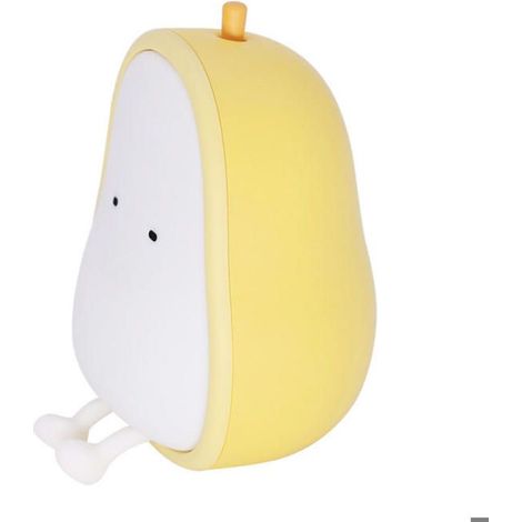 Veilleuse bébé rechargeable One Piece, veilleuse LED tactile en silicone, cadeau de naissance (forme de poire) - 88 x 88,5 x 122 mm (1/5)