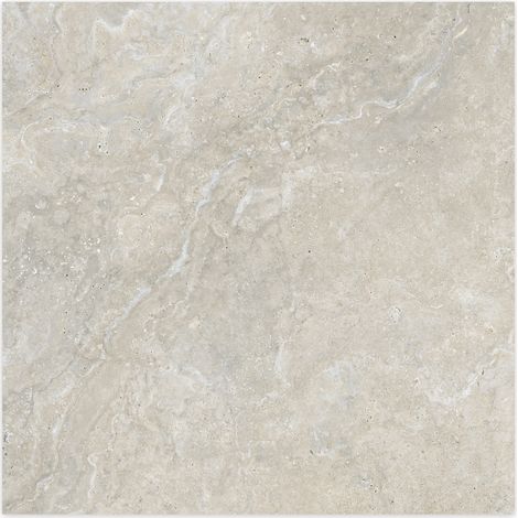 Carrelage effet Travertin Gris Beige 90x90x0,9 cm In&Out Castorel - Sol et mur intérieur et Sol extérieur (vendu par carton de 1,62 m²) - RO'MA CARRELAGE (1/2)