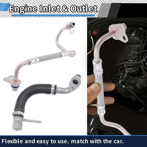 11428678840 11428626653 11428626652 sind für BMW Turbolader-Ölleitungen geeignet. (1/4)