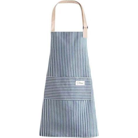Tabliers de cuisine de chef, tablier ajustable avec poche, tablier de cuisine, tablier imperméable pour cuisiner, faire la cuisine, jardiner (1/4)