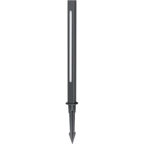 Ideal Lux lampada da terra Jedi 1 luce LED integrato IP65 antracite metallo
