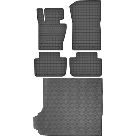 Juego de alfombrillas de goma para coche y alfombrilla para maletero para BMW X3 E83 SUV (2004-2010). (1/5)