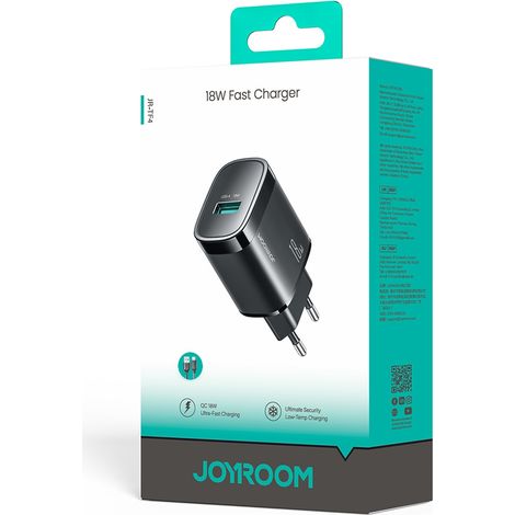 18-W-USB-A-Wandladegerät – Schwarz