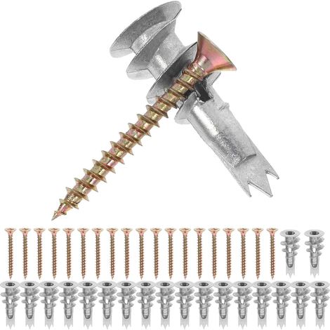 de 20 chevilles pour plaques de pl tre 13x32mm avec vis (1/5)