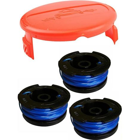 Couvercle de bobine rechange pour débroussailleuse, compatible avec Black & Decker Reflex GL430S/GL430SC/GL530/GL540 - (1/5)