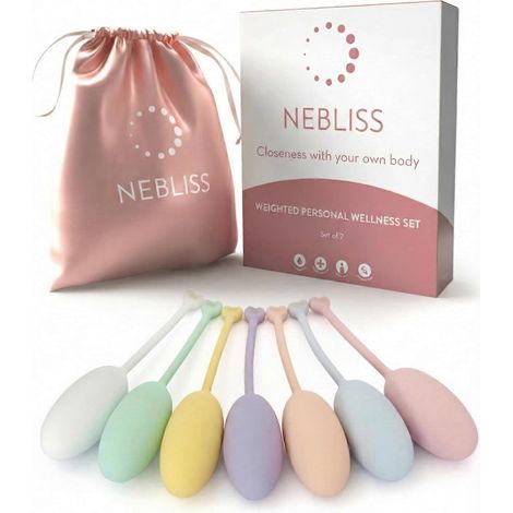 Ensemble de 7 poids pour le plancher pelvien, en silicone hypoallergénique, pour femmes. (1/5)