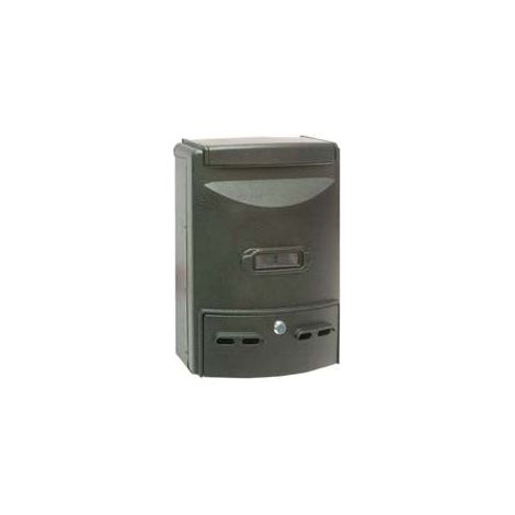 Porte-revues pour boîte aux lettres en aluminium pour extérieur "Europa" vert - cm.28,5x10x38h. couleur verte