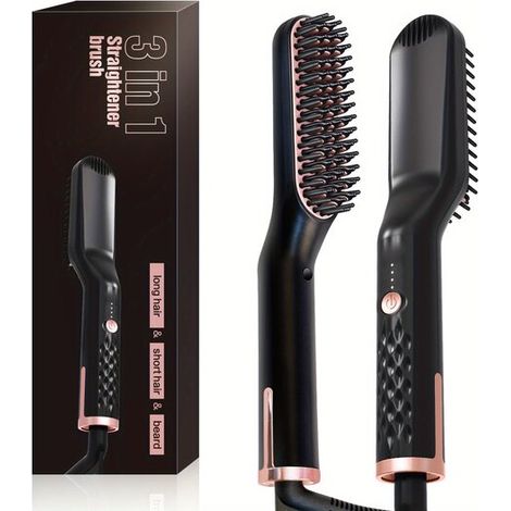 Lisseur électrique chauffant pour barbe et cheveux pour hommes (1/5)