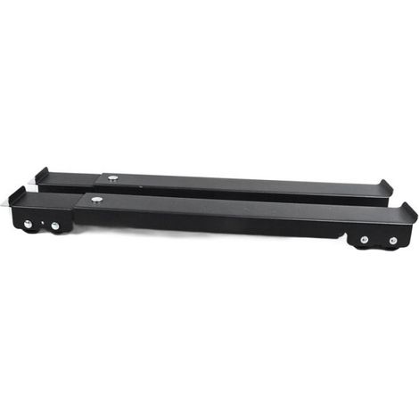 Rouleau Pour Machine A Laver - Hauteur 4 Cm - Réglable 45 À 70 Cm - En Fer Noir - Pour Lavage Domestique - Lot De 4 (1/5)