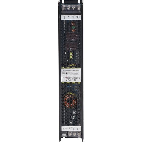 Alimentatore dimmerabile da 200 W, con alloggiamento in lega di alluminio, alta efficienza, prestazioni stabili e resistenza, per strisce LED e illuminazione per uffici commerciali.