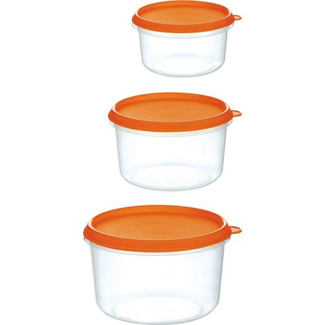 3 Contenitori Freezer Rotondi - Ø11x7 / Ø14x9 / Ø17x11 cm (1/2)