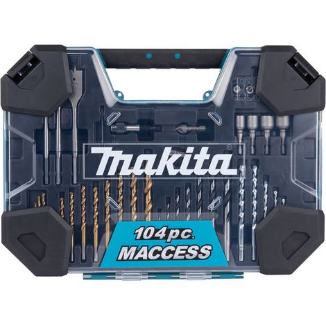 Makita E-22604 104 pièces Ensemble de forets et embouts (1/4)