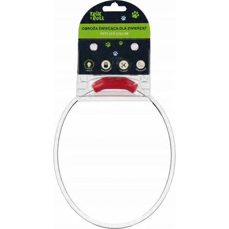 Collar para perro con luz LED y conexión USB, 55 cm, Trik 0025 (1/4)