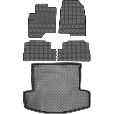 Set di tappetini in gomma per auto e tappetino per bagagliaio per Chevrolet Captiva I SUV dal 2006 al 2018
