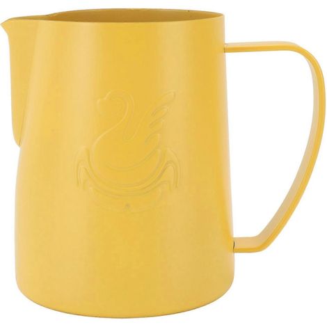 Pichet à mousser le lait 600 ml, tasse à mousser le lait pour le café, pichet en acier inoxydable 304